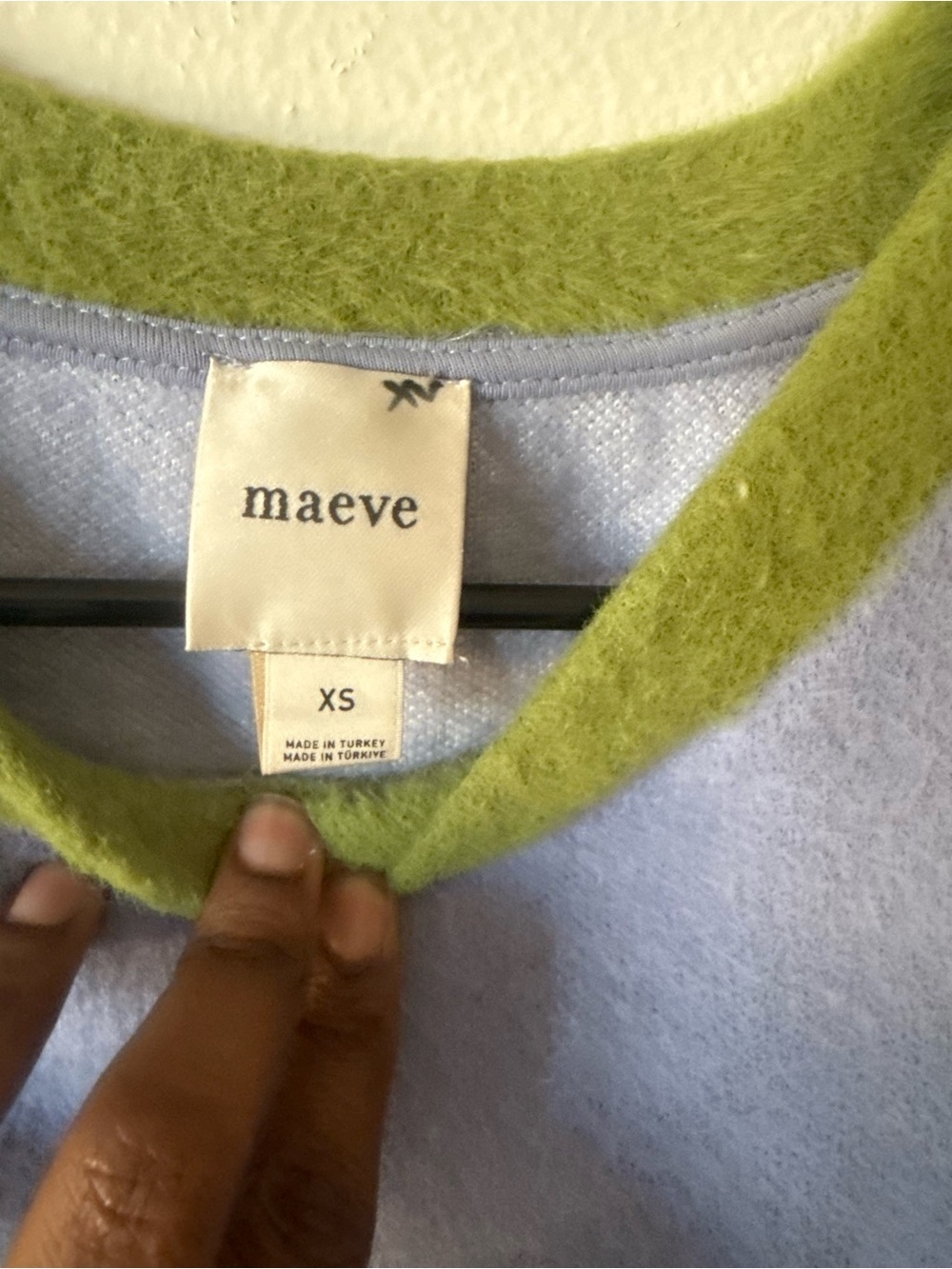 Maeve Cozy Ringer Sweatshirt - Picture 5 of 6